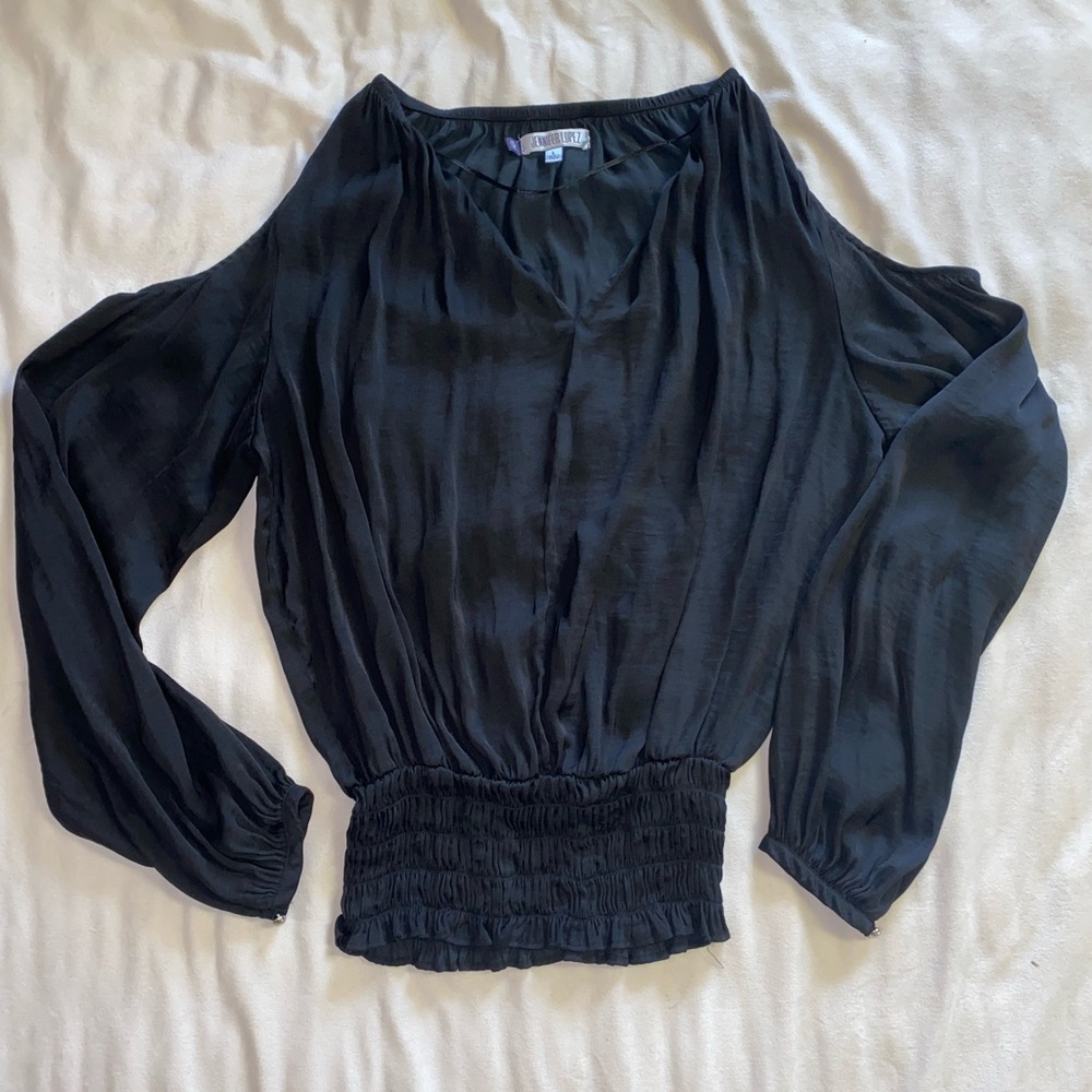 Jennifer Lopez Black Blouse